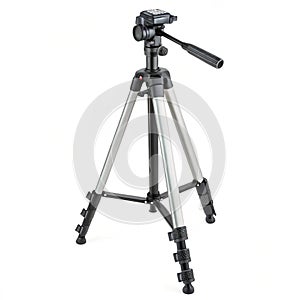 PSD tripod 3D icon isolated on white background