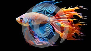 Beauty Multicolor tropic fish Pseudocrenilabrus