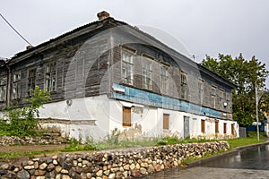 Pskov, the building of the former city estate of Bekleshov N. A