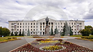 Pskov State Pedagogical University on Lenin Square in Pskov, Rus