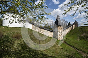 The Pskovo-Pechersk monastery.