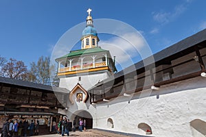 In the Pskovo-Pechersky monastery on Easter