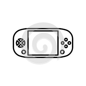 PSP Icon Outline flat Icon