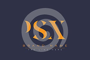 PSX abstract letter logo design