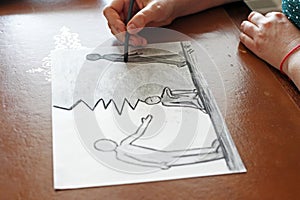 Psy Therapist drawing