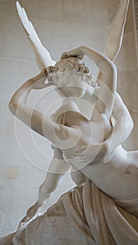 Psyche Revived by Cupid's Kiss sculpture