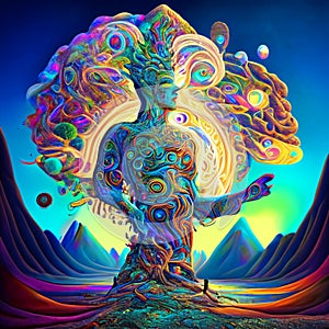 Psychedelic art refers to artwork that is inspired by or attempts to depict the psychedelic experience