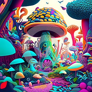 Psychedelic art refers to artwork that is inspired by or attempts to depict the psychedelic experience