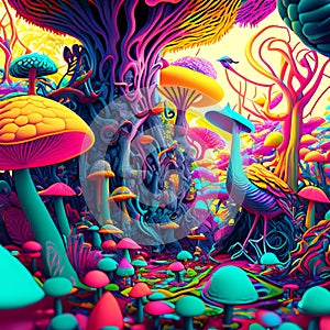 Psychedelic art refers to artwork that is inspired by or attempts to depict the psychedelic experience