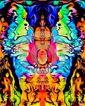 Psychedelic Artwork Trippy Art Modern Dark