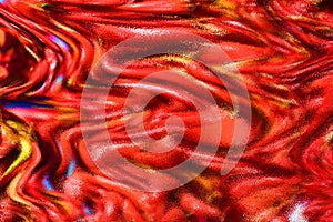 Psychedelic background with red colors pattern