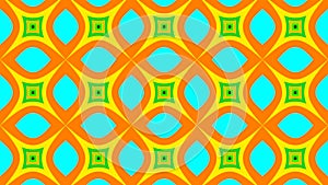 Psychedelic Colorful Kaleidoscope Background in Seamless Loop