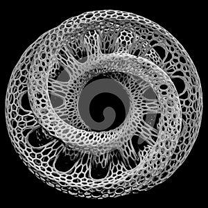 Psychedelic 3d Spiral. photo