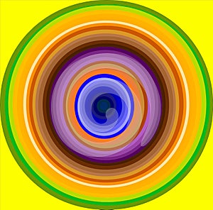 Psychedelic geometric cercles