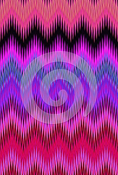 Psychedelic hallucination hallucinogenic chevron zigzag. art mosaic