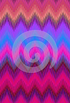 Psychedelic hallucination hallucinogenic chevron zigzag. fabric