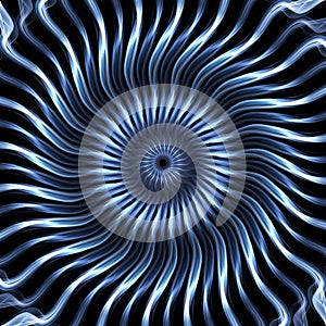 Psychedelic optical spin illusion background