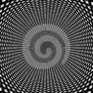 Psychedelic optical spin illusion background