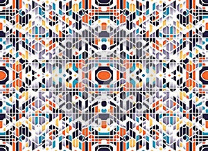 Abstract rapport background Groovy 70\'s style. Generative AI photo