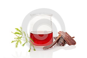 Psychedelic plants on white.