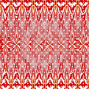 Psychedelic red abstract geometric background vector illustration