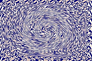 Psychedelic spiral pattern blue white gray, psytrance, vibrations