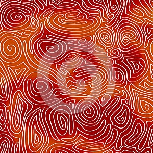 Psychedelic swirling waves