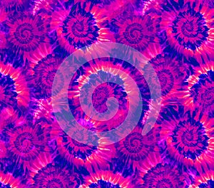 Psychedelic Tie Dye Swirl Pattern Vibrant Colors
