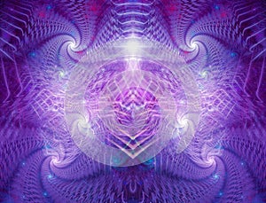 Psychedelic Visionary Fractal Art Poster or Album Cover