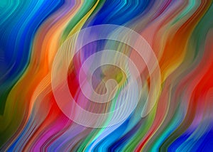 Psychedelic web Fractal abstract pattern and hypnotic background, website backdrop. Abstract bright multicolored striped