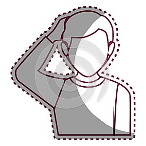 Psychiatric patient avatar character