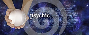 Psychic Powers Fortune Teller`s Word Cloud photo