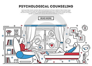 Psychological counseling website template