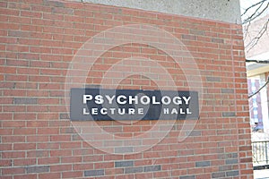 Psychology Lecture Hall at a College