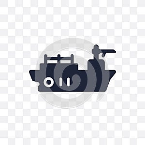 PT boat transparent icon. PT boat symbol design from Transportation collection. Simple element vector illustration. Can be used i
