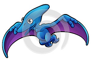 Pterodactyl Dinosaur Cartoon Character