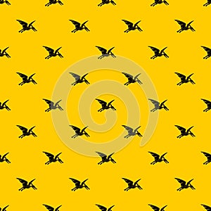 Pterosaurs dinosaur pattern vector