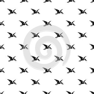 Pterosaurs dinosaur pattern vector