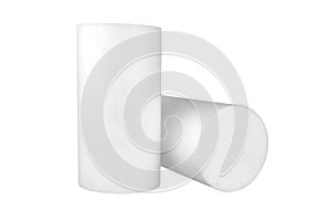 PTFE material isolated on white