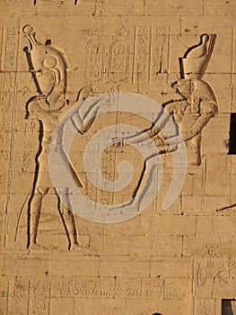 Ptolemy temple ancient egypt photo
