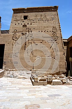 Ptolemy temple on the island of Philae