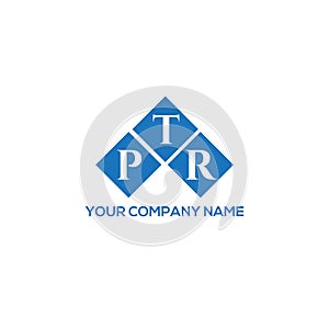 PTR letter logo design on white background. PTR creative initials letter logo concept. PTR letter design