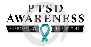 PTSD Awareness Ribbon | Post Traumatic Stress Disorder Icon