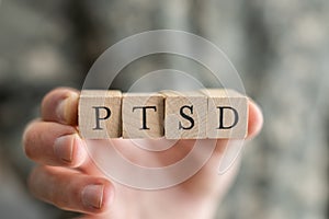 PTSD Military Army Soldier With Trauma