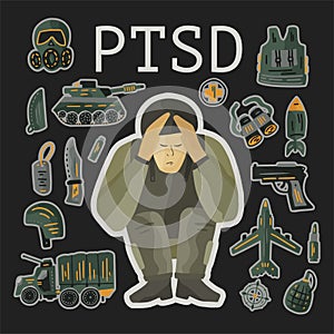 PTSD. Post traumatic stress disorder