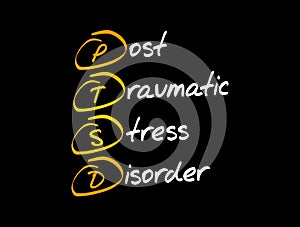 PTSD - Posttraumatic Stress Disorder, acronym