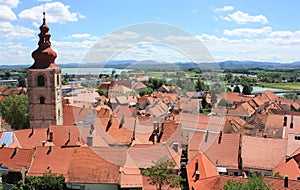 Ptuj and River Drava, Slovenia