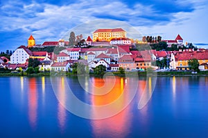 Ptuj, Styria historical region. Oldest recored city in Slovenia, Drava River