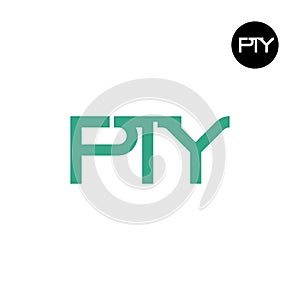 PTY Logo Letter Monogram Design