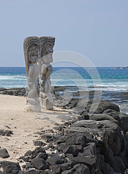 Pu'uhonau o Honaunau National Park, Hawaii